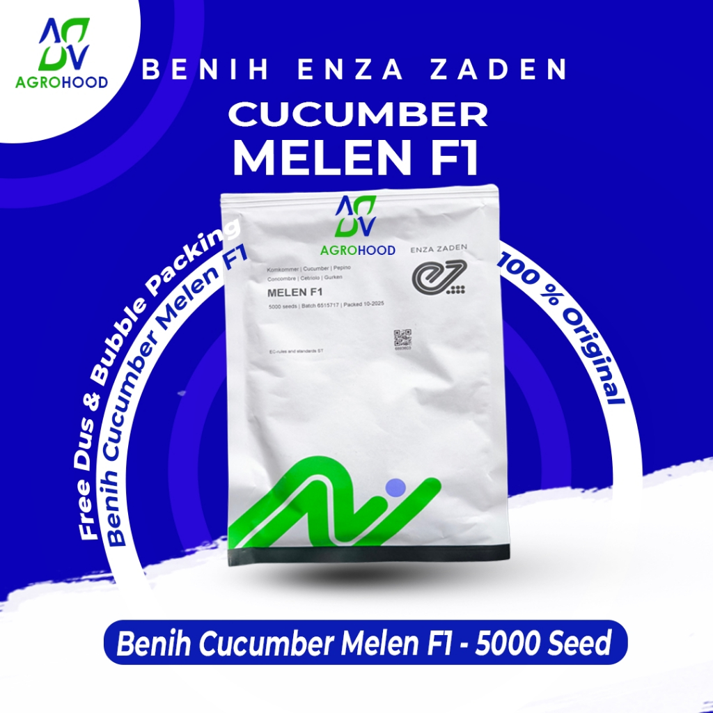 Benih Cucumber MELEN F1 Kemasan 5000 Seed - Original Enza Zaden