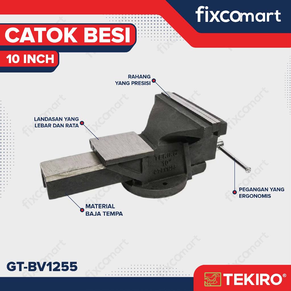 Tekiro Bench Vice 10 Inch / Tekiro Catok Besi / Tekiro Ragum Besi