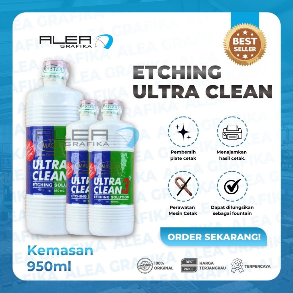 Etching  Ultra Clean – Etching Solution & Pembersih Plate Cetak