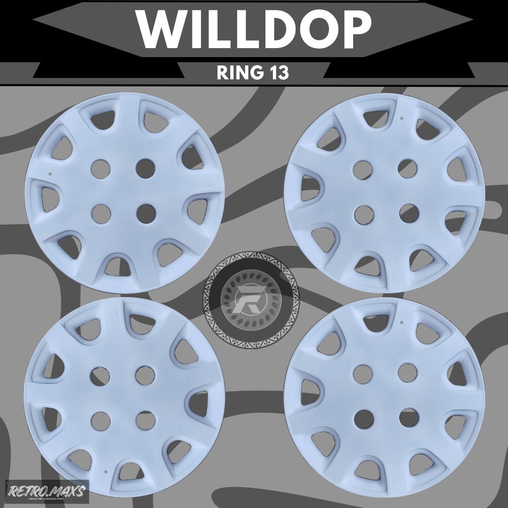 Wheeldop willdop DOP velg kaleng (RING13),1 SET 4 PCS