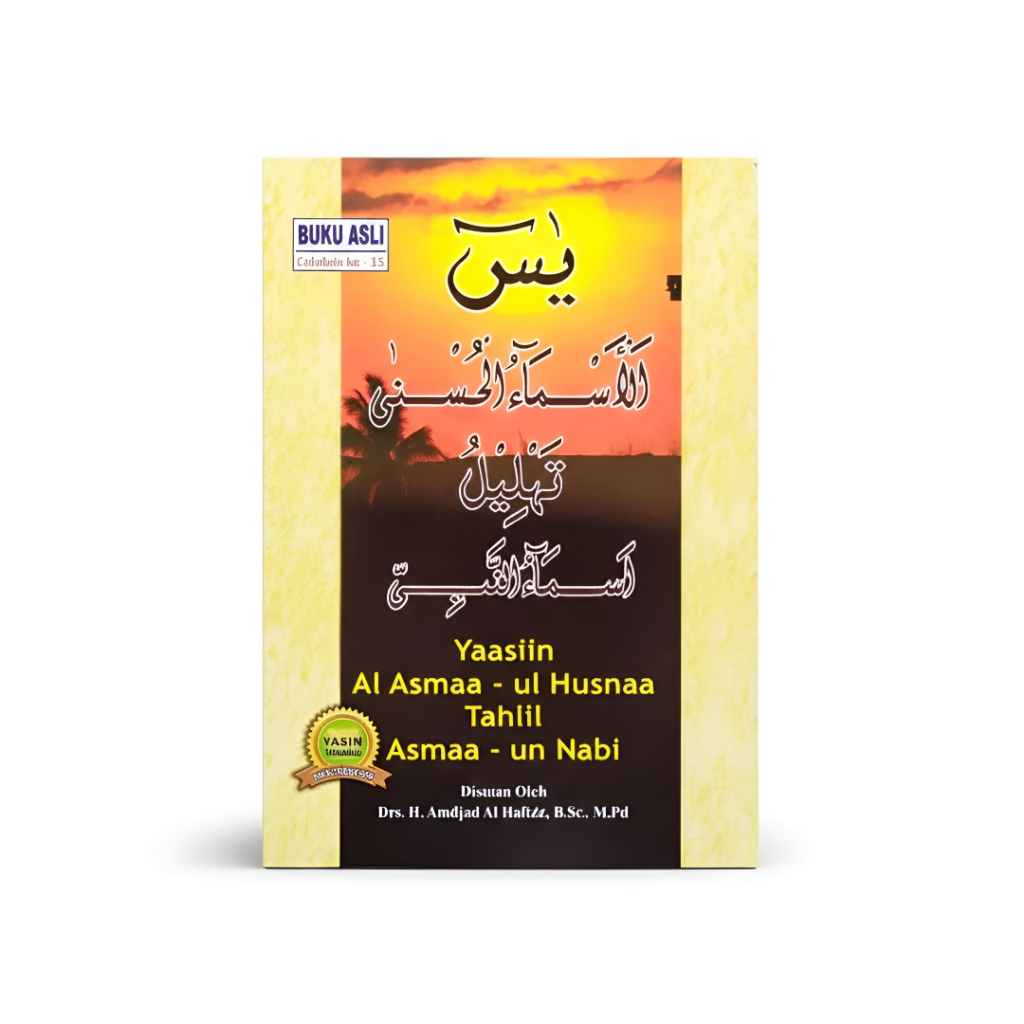 Buku Yasin Tahlil Asmaul Husna Kuning Ukuran Saku Kertas HVS