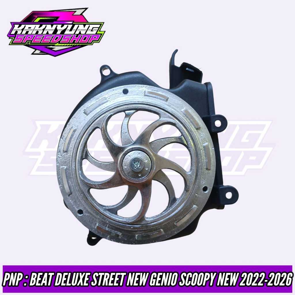 Tutup Kipas Scoopy 2022-2026 Set Spinner Sabit CNC Pnp Scoopy Keyless Smart Key Beat Deluxe Street N