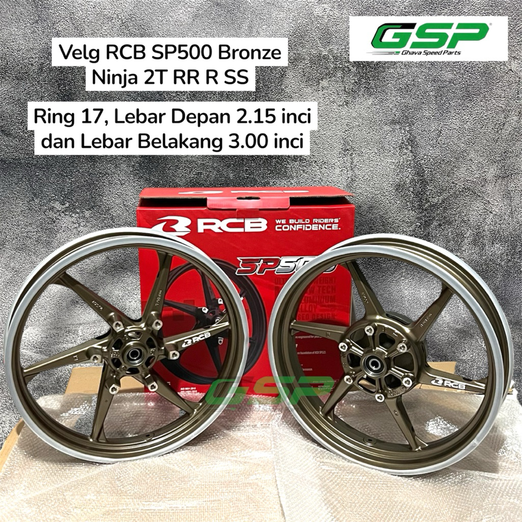 Velg RCB SP500 Original Ninja RR R SS Depan 17x215 dan Belakang 17x300