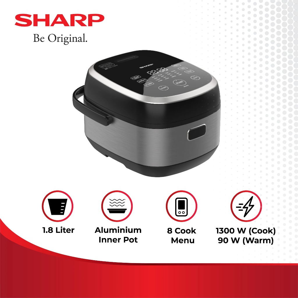 SHARP KS-DI18-SL Digital Rice Cooker 1.8 L