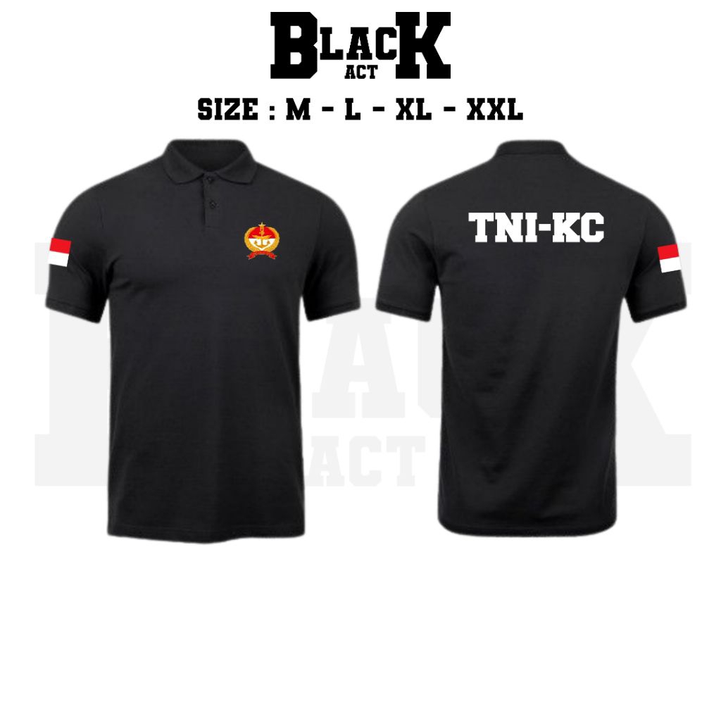 KAOS KERAH TNI - KC KOMCAD SIMPEL