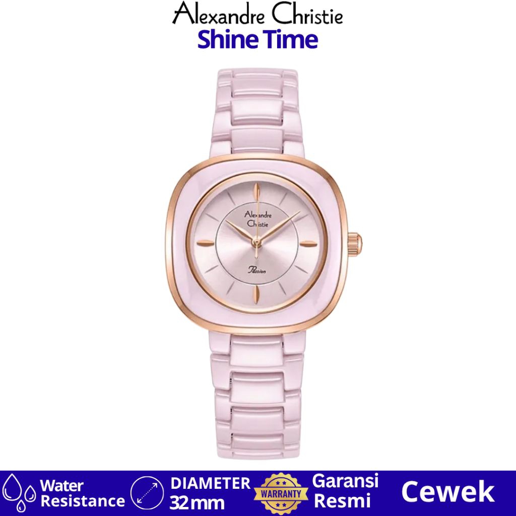 Jam Tangan Wanita Alexandre Christie Ac 2C11 LHBRGPN