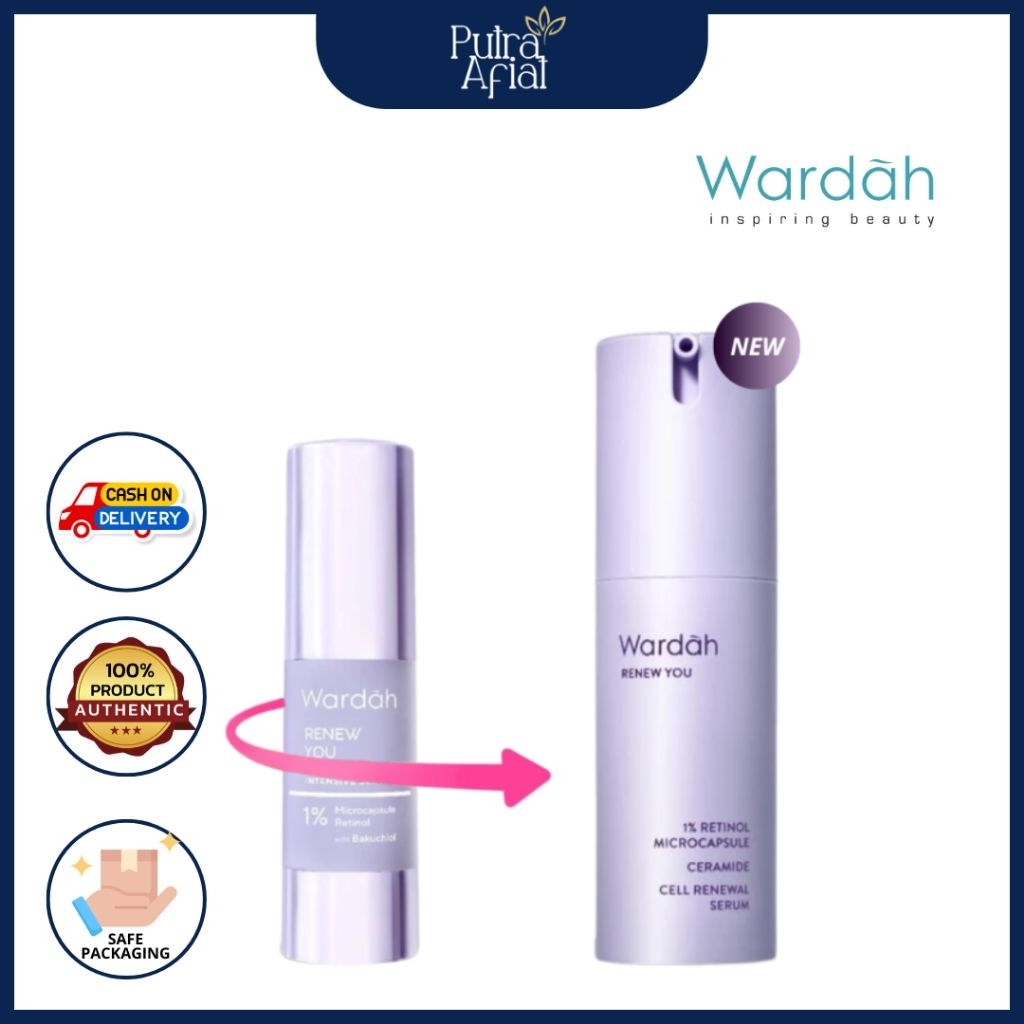 Wardah Renew You Anti Aging Serum Intensive Serum Anti Kerutan Wajah Glowing Original BPOM