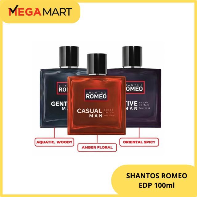 Shantos Romeo - Parfum Pria EDP 100ml - Tahan Lama