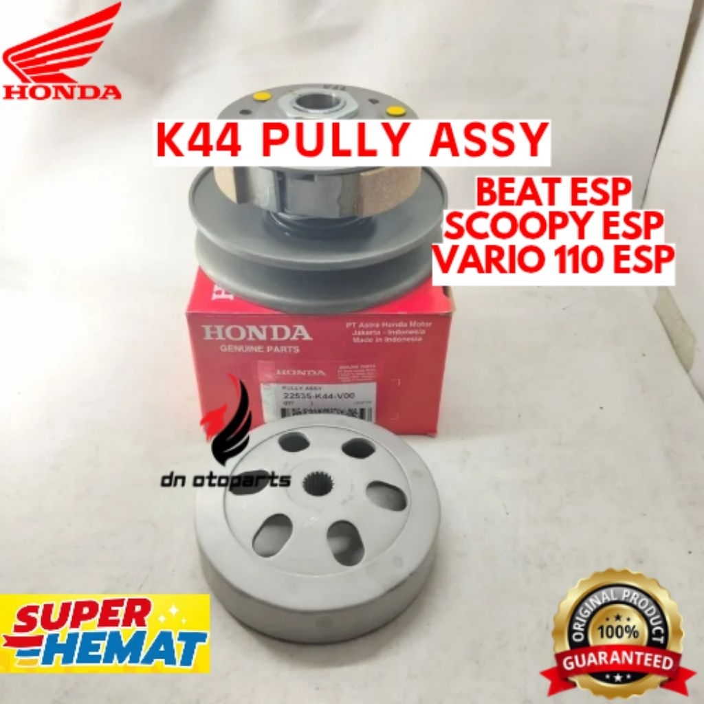 PULLY ASSY ORIGINAL HONDA KODE K44 PULLY ASSY BEAT ESP, PULLY ASSY SCOOPY ESP, PULLY ASSY VARIO 110 