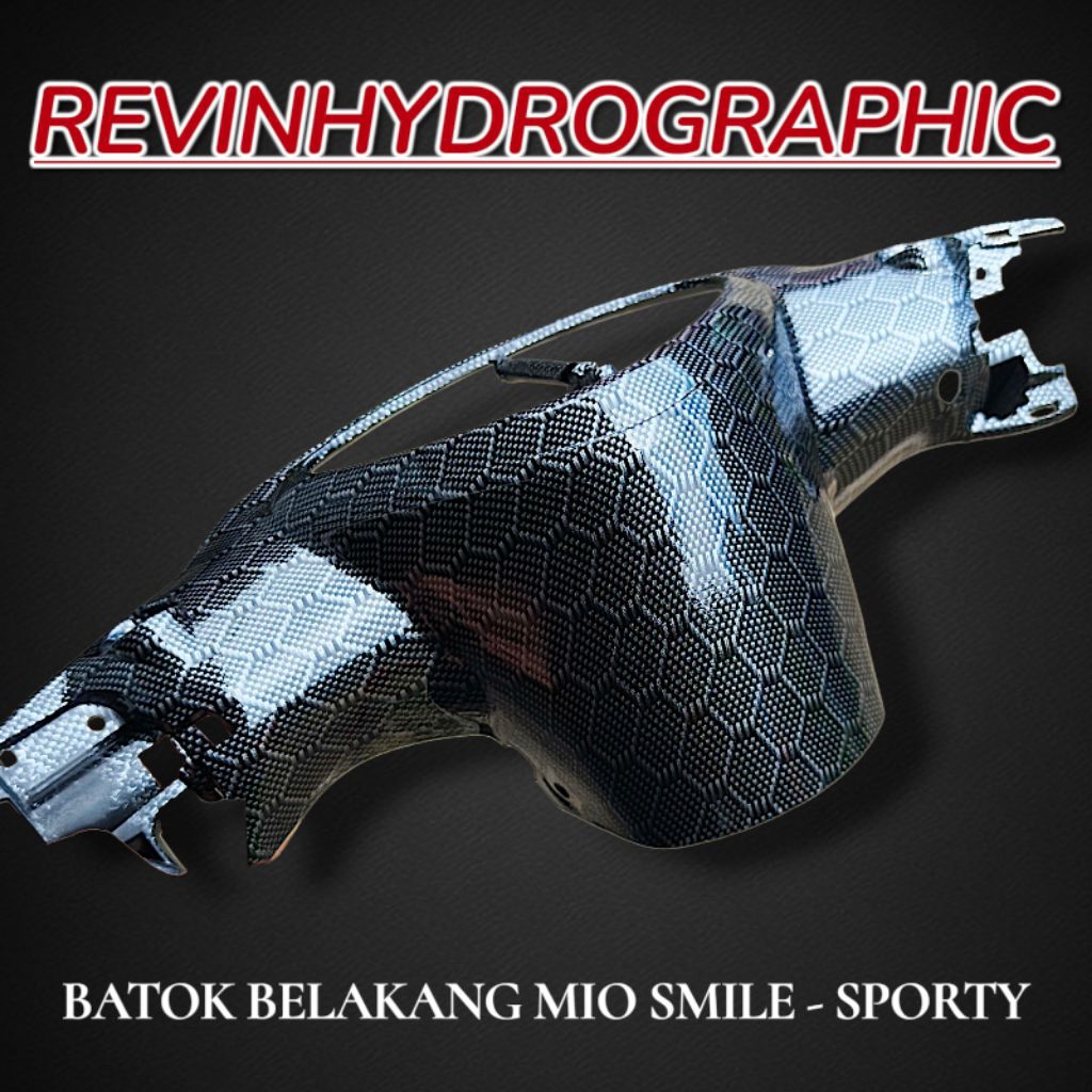BATOK BELAKANG MIO SPORTY 5TL - SMILE CARBON WTP HEXAGON