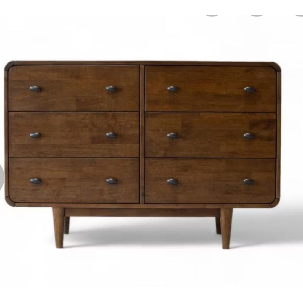 almari minimalis modern nakas retro kayu jati laci 6