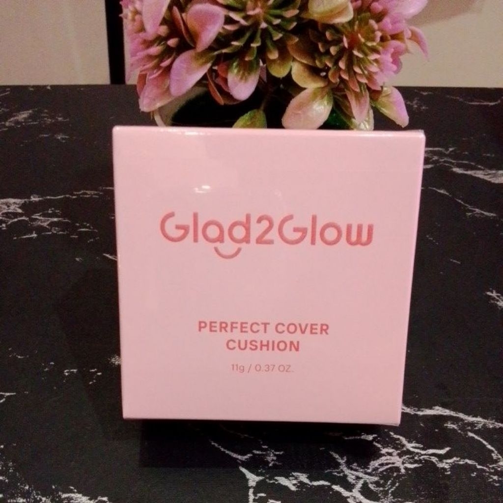 Bedak Cushion Glad 2 Glow Perfect Cover Cushion 03 Custard Original