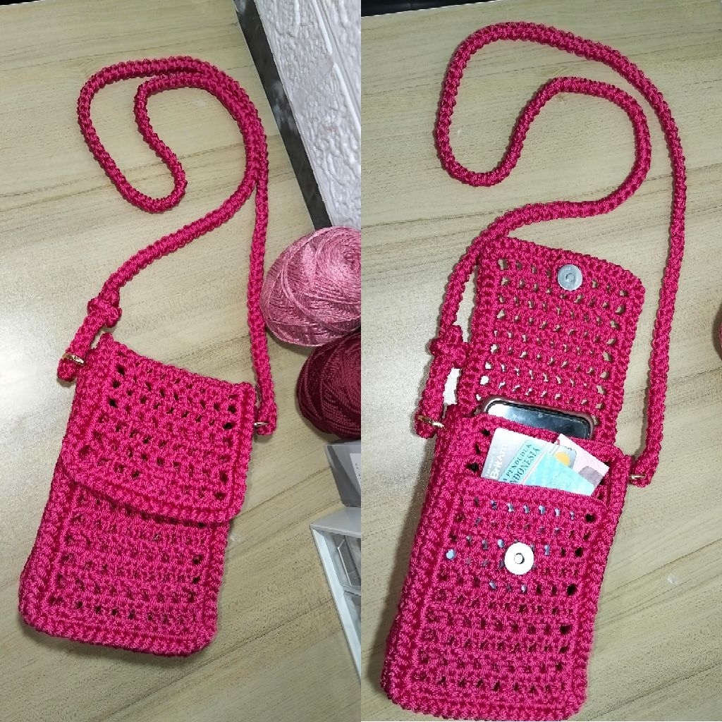 Sea Phone Bag Rajut