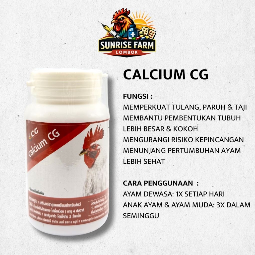 Calcium Import Thailand Super VIP / Kalsium ayam