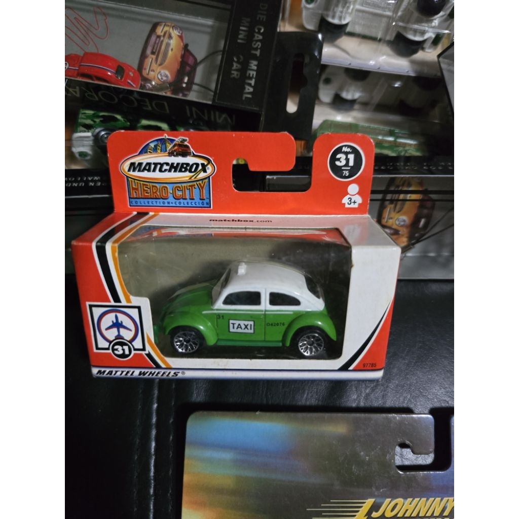 Matchbox Hero City Volkswagen Beetle Bug Taxi #31