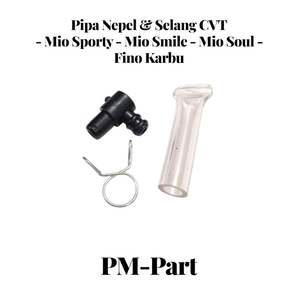 Pipa nepel dan selang hawa CVT Mio Sporty mio smile mio soul fino karbu