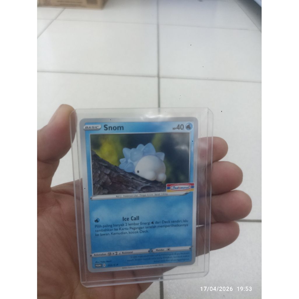 KARTU POKEMON SNOM EX PROMO INDOMARET ORIGINAL