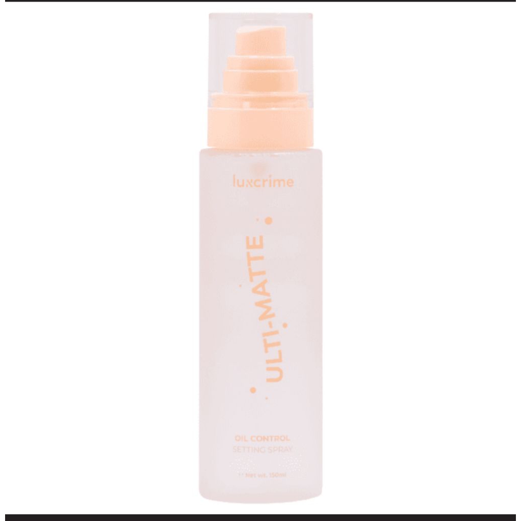 Luxcrime Ulti-Matte Oil Control Setting Spray 150ml - Matte Tahan Lama