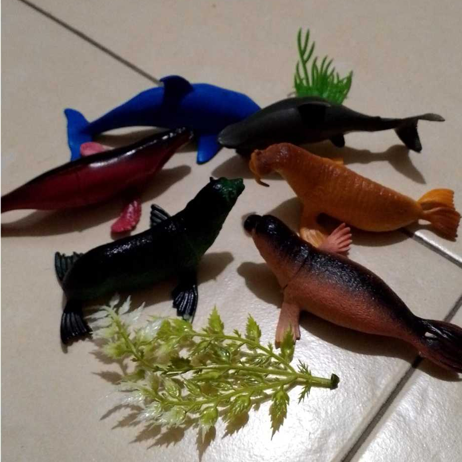 Mainan anak anak mainan sea animal edukasi figure animal laut