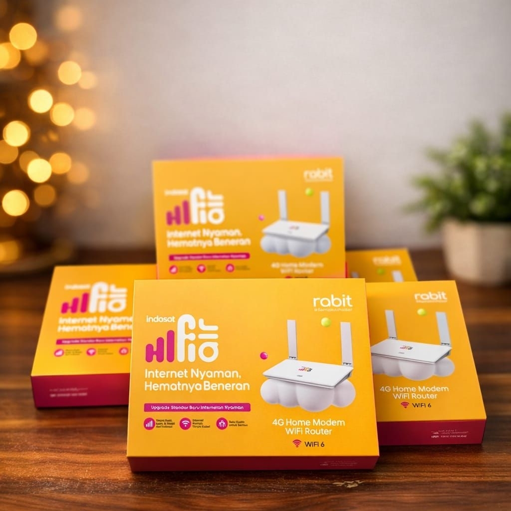 Modem Hifi Air Rabbit CPE-XR 4G  + KARTU HiFi INDOSAT 3ID / IM3 + GRATIS 50GB