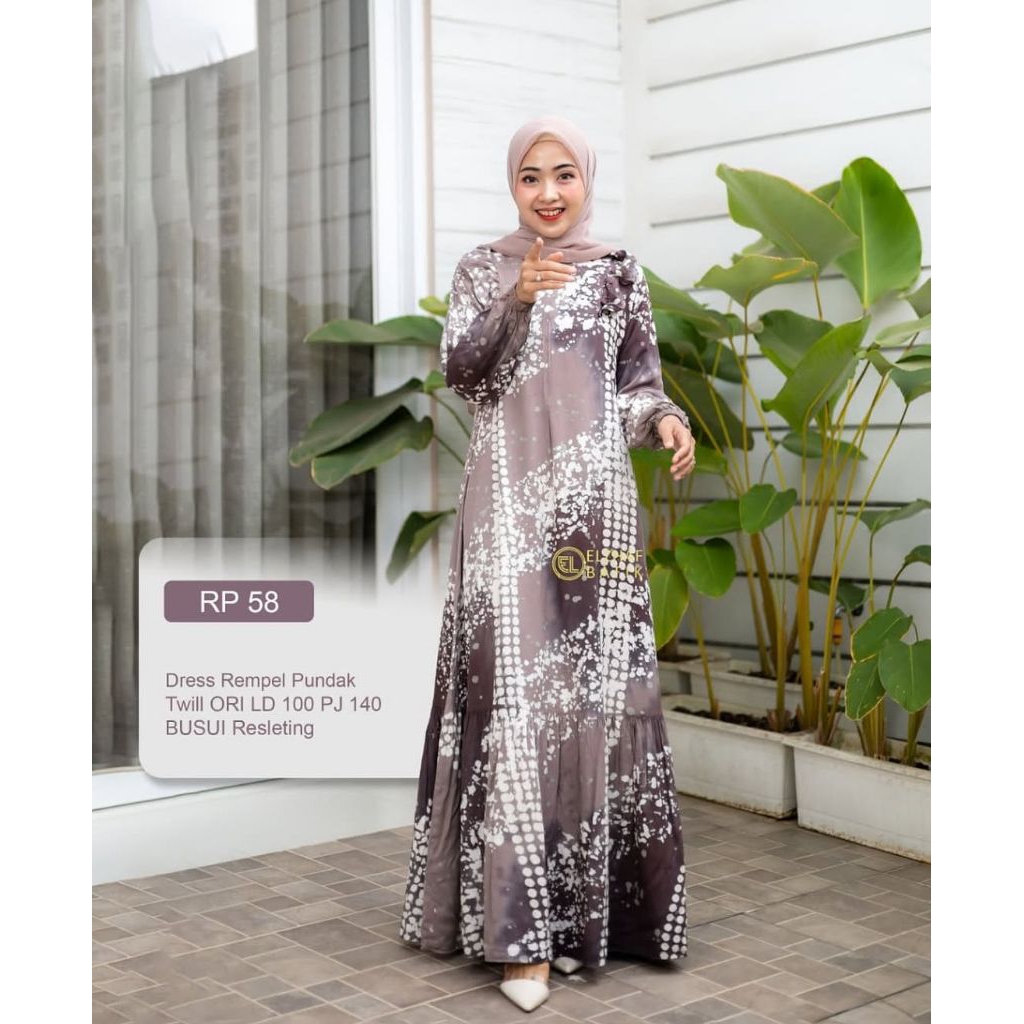 Gamis twill elzhaf original