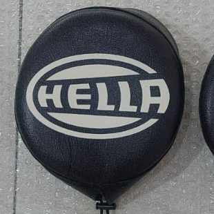 Cover Fog lamp Mobil/Motor Cover Lampu Tembak Tutup Lampu Kabut Model Hella Hitam
