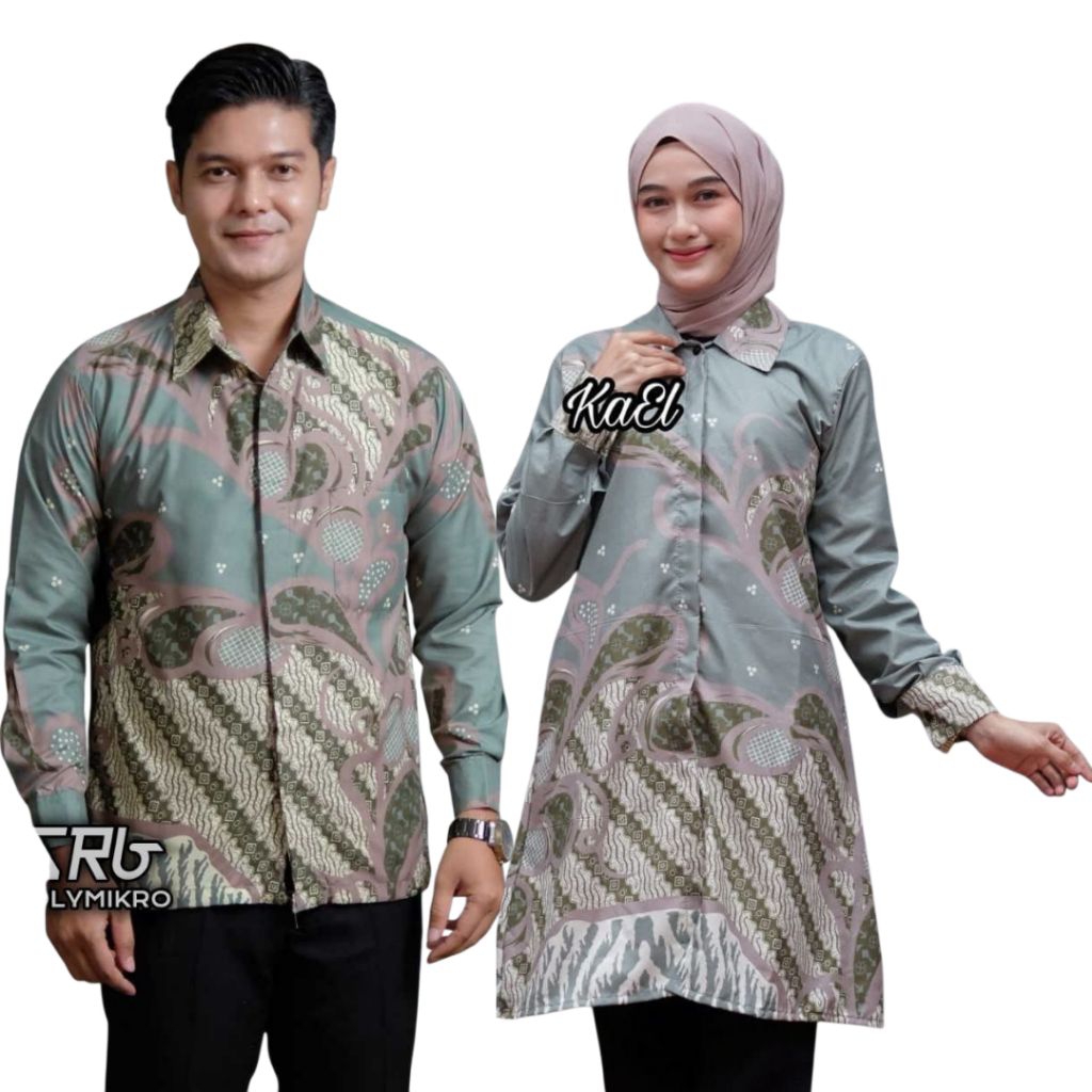 Batik Tunik Couple | Batik Couple Modern | Baju Batik Couple | Batik Tunik Couple