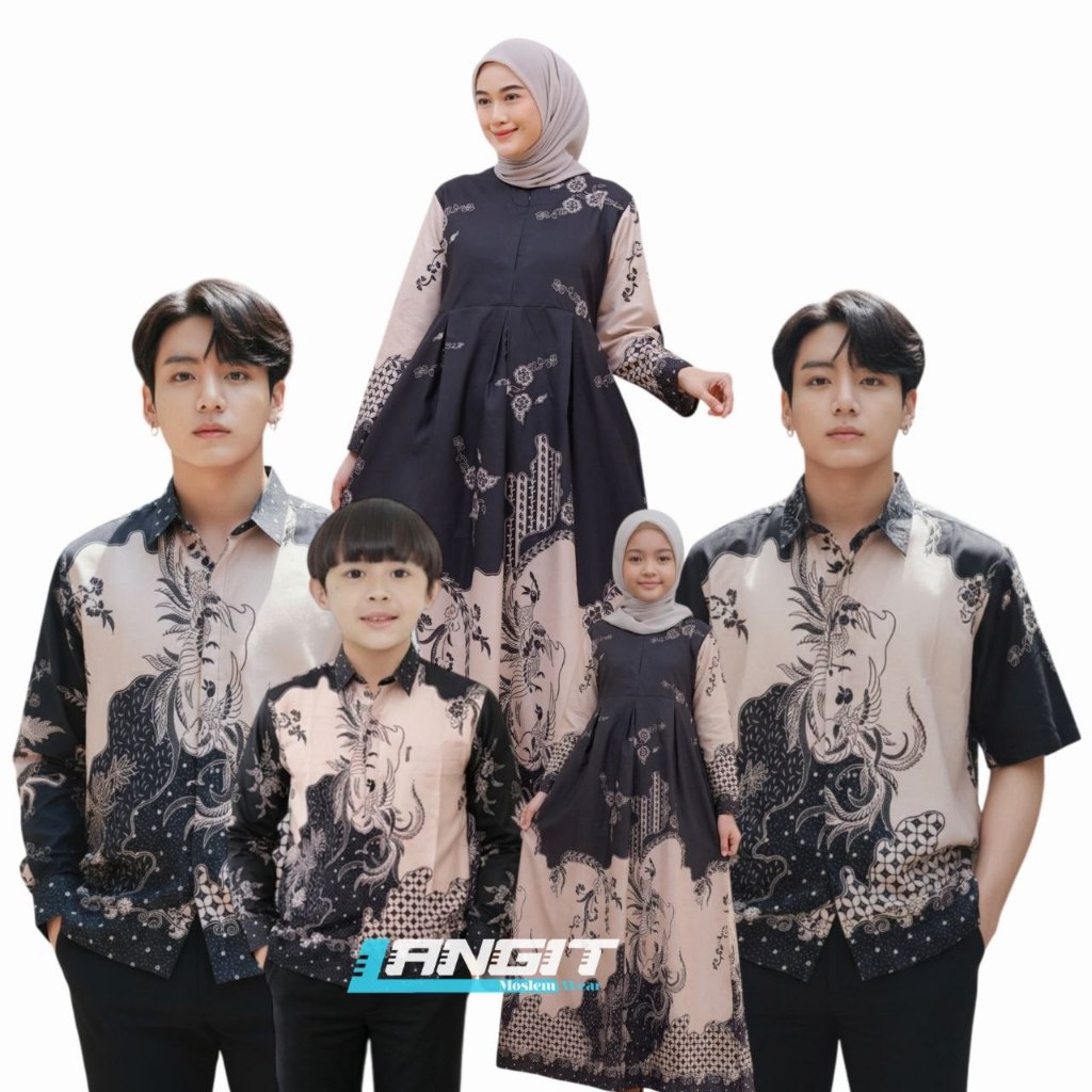 Batik Couple Keluarga Terbaru Baju Batik Couple Keluarga Kekinian Baju Batik Keluarga Lebaran Motif 