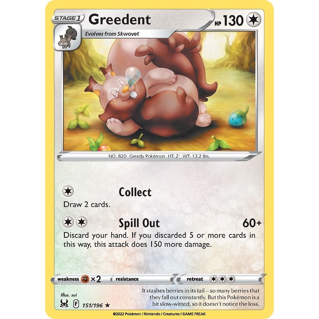 Tcg Pokemon Greedent Log 2022 Eng
