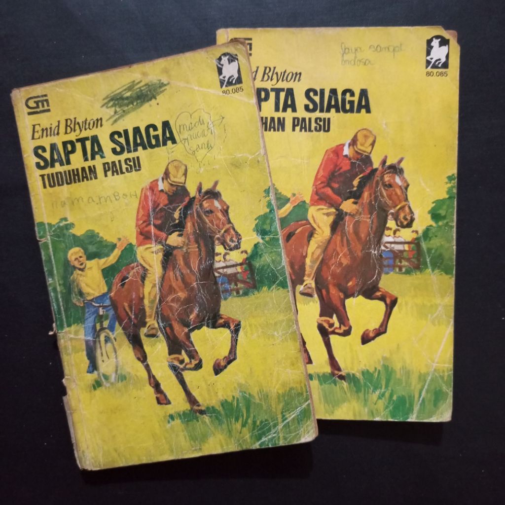 Novel Anak Sapta Siaga Tuduhan Palsu / Enid Blyton / Gramedia GM / Buku Misteri Petualangan Anak Rem