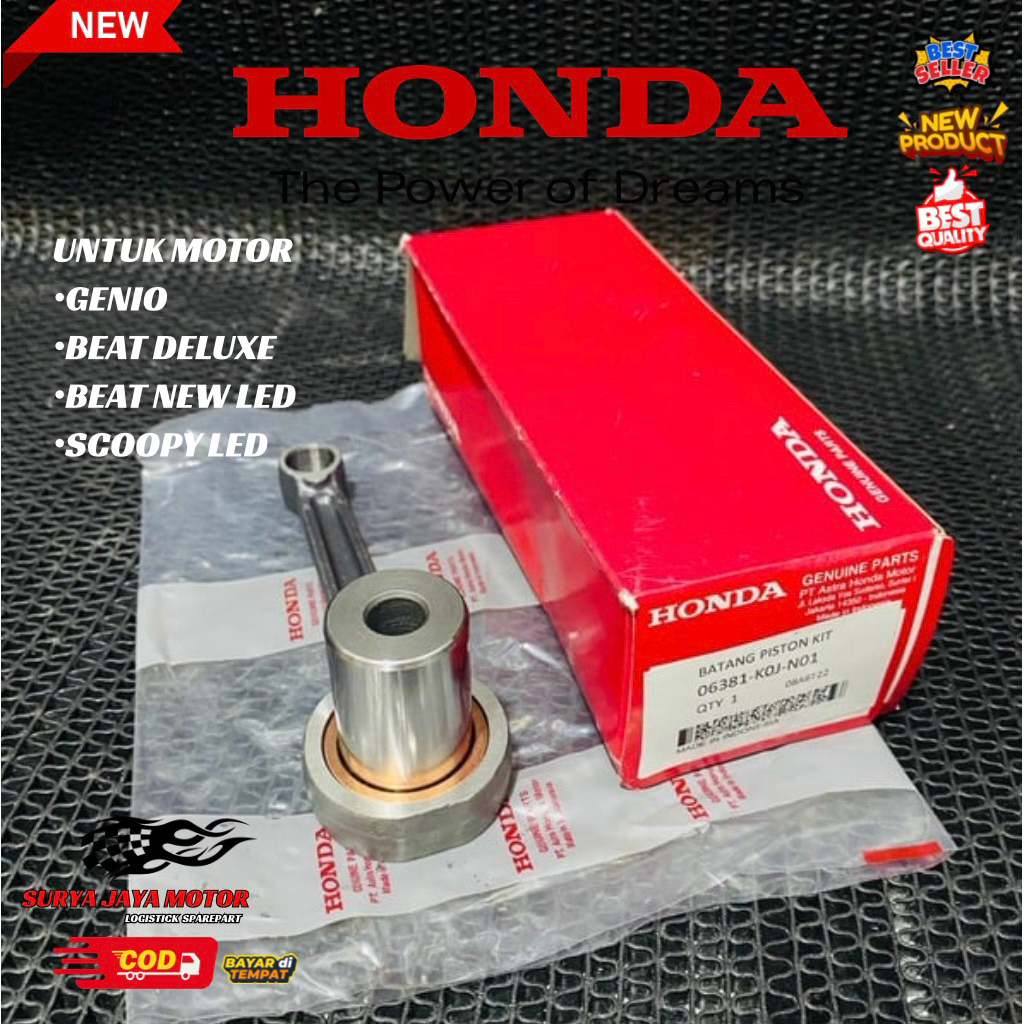 Stang Seher Honda Genio, Beat Deluxe, Beat Street Led, Scoopy new Kode Part (KOJ) Ori HGP