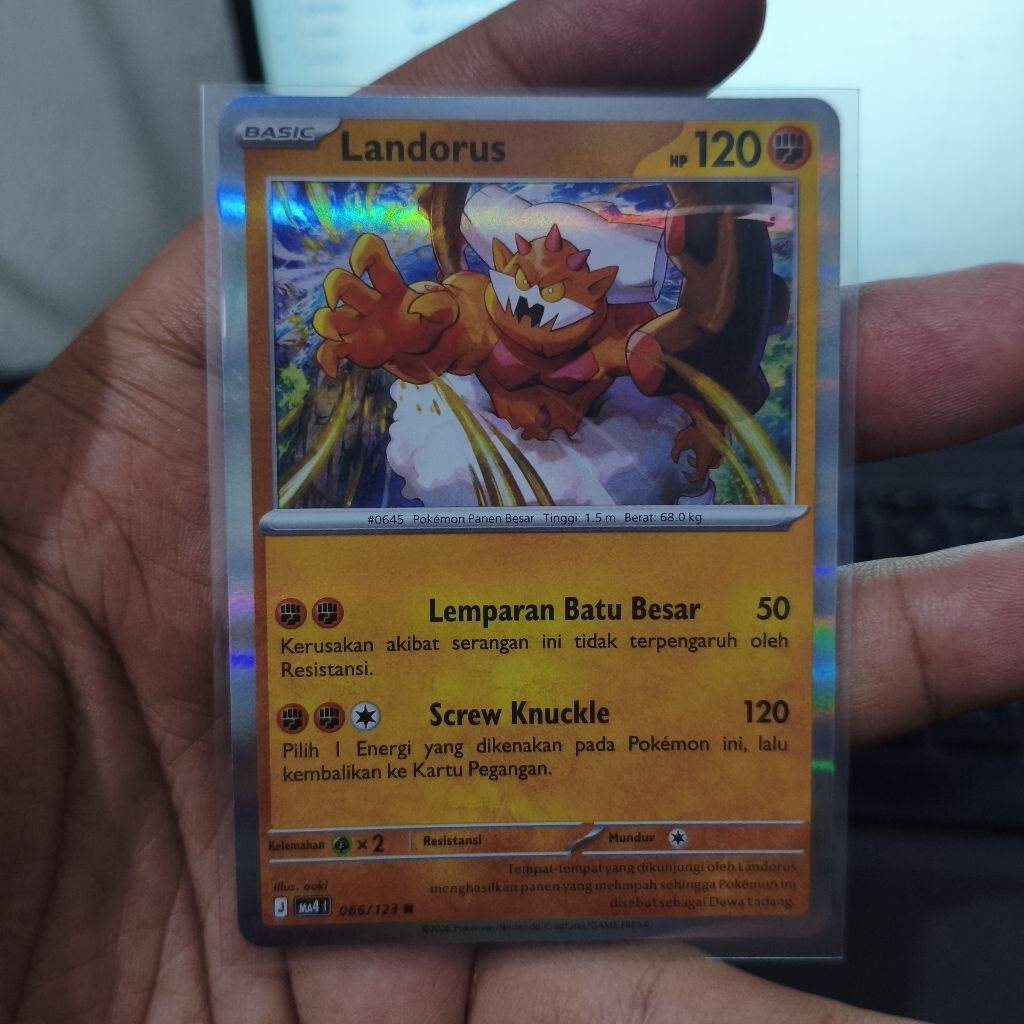 landorus ledakan peniada - tcg pokemon / kartu pokemon