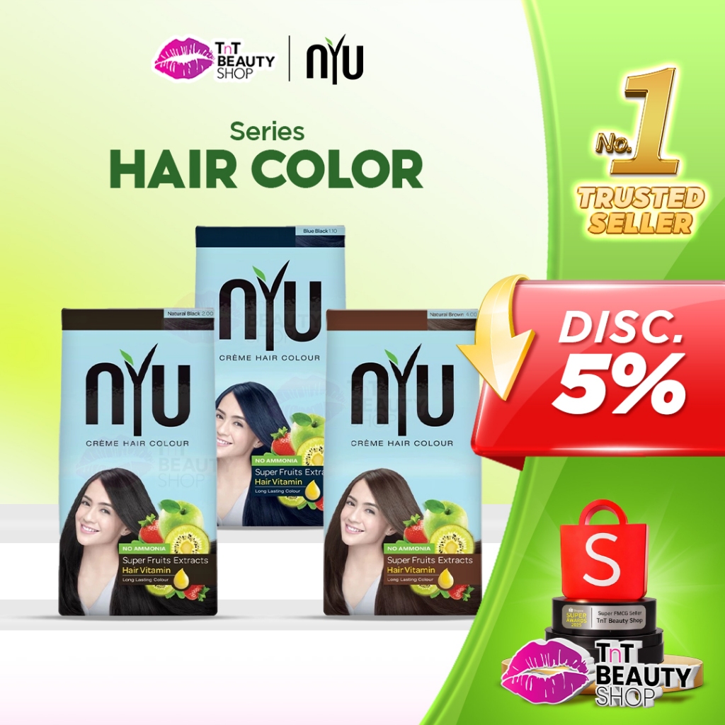 NYU Creme Hair Colour - Bleaching & Pewarna Rambut | Tnt Beauty Shop
