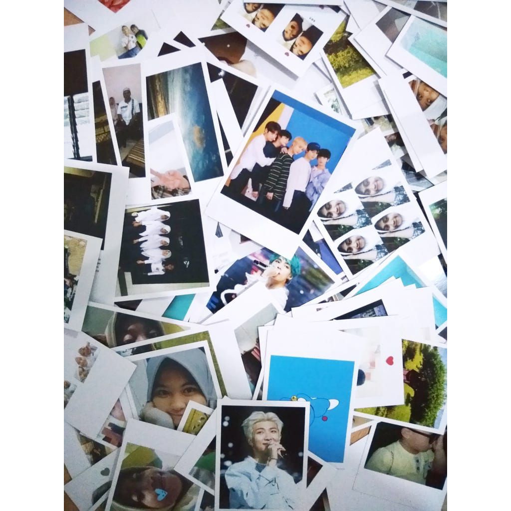 Cetak Foto Polaroid 2R Putih