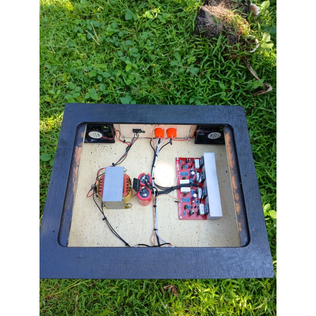 Power amplifier 5 ampere kecil, box model build up