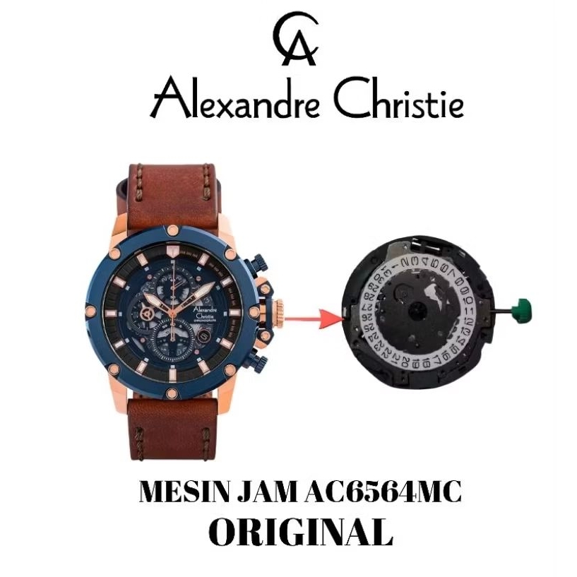 Mesin Jam Tangan Alexandre Christie AC6564MC
