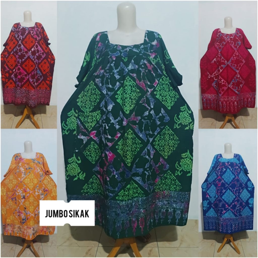 Daster Batik BL Sikak Jumbo LD 140cm / Batik Solo