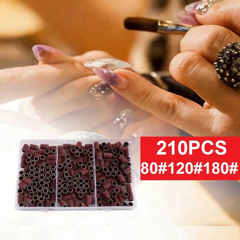 210Pcs Mata Gerinda Amplas Drum Roll Gulung Refil Amplas Ring Untuk Mesin Gerinda Drum Sander Amplas