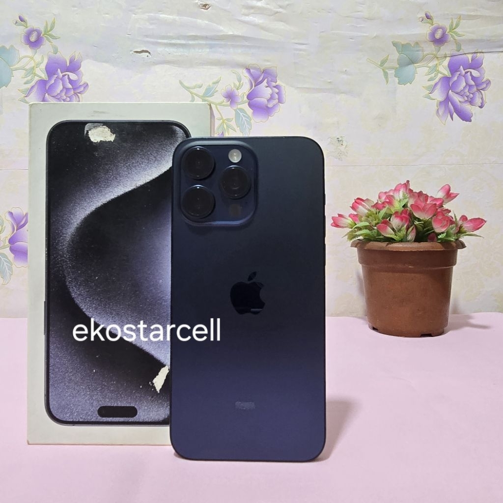 IPHONE 15 PRO MAX 256GB RESMI SECOND