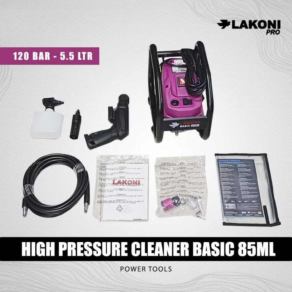 Mesin jet cleaner LAKONI BASIC 85 ML 120bar / mesin steam motor lakoni basic