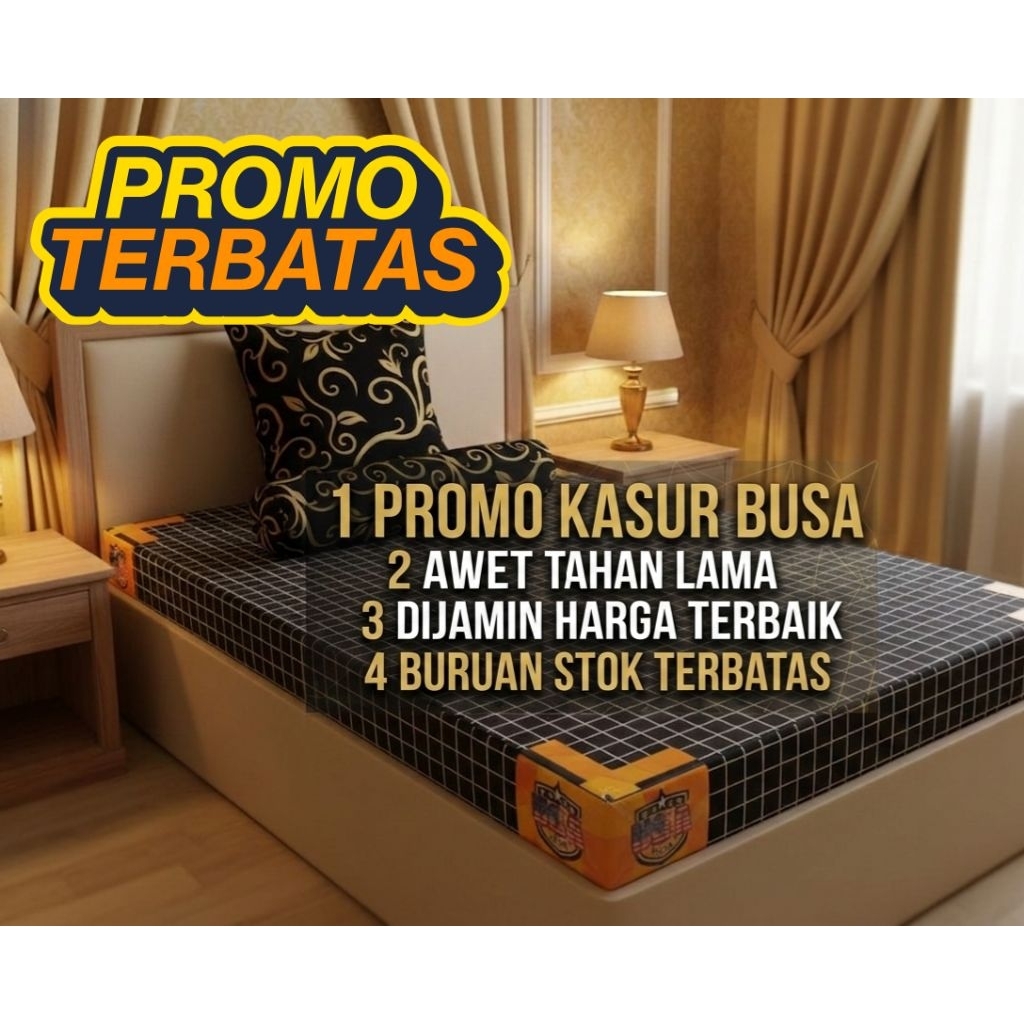 PAKET MURAH KASUR BANTAL GULING Kasur Busa 18 cm | Kasur Busa 90x200 | Kasur Busa 120x200 | Kasur Bu