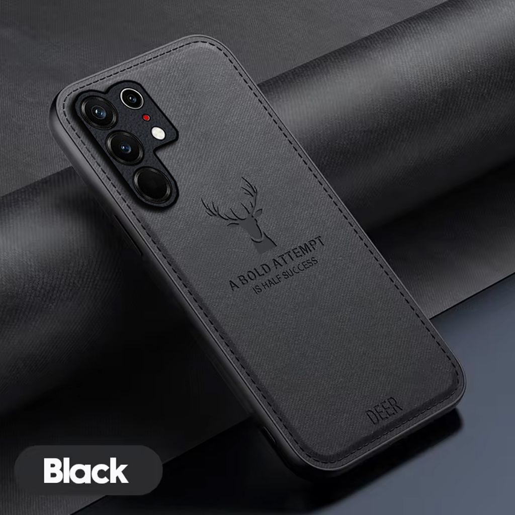 CD - Case Compatible For Tecno Camon 50 4G Softcase Deer Cloth Jeans Camera Protect