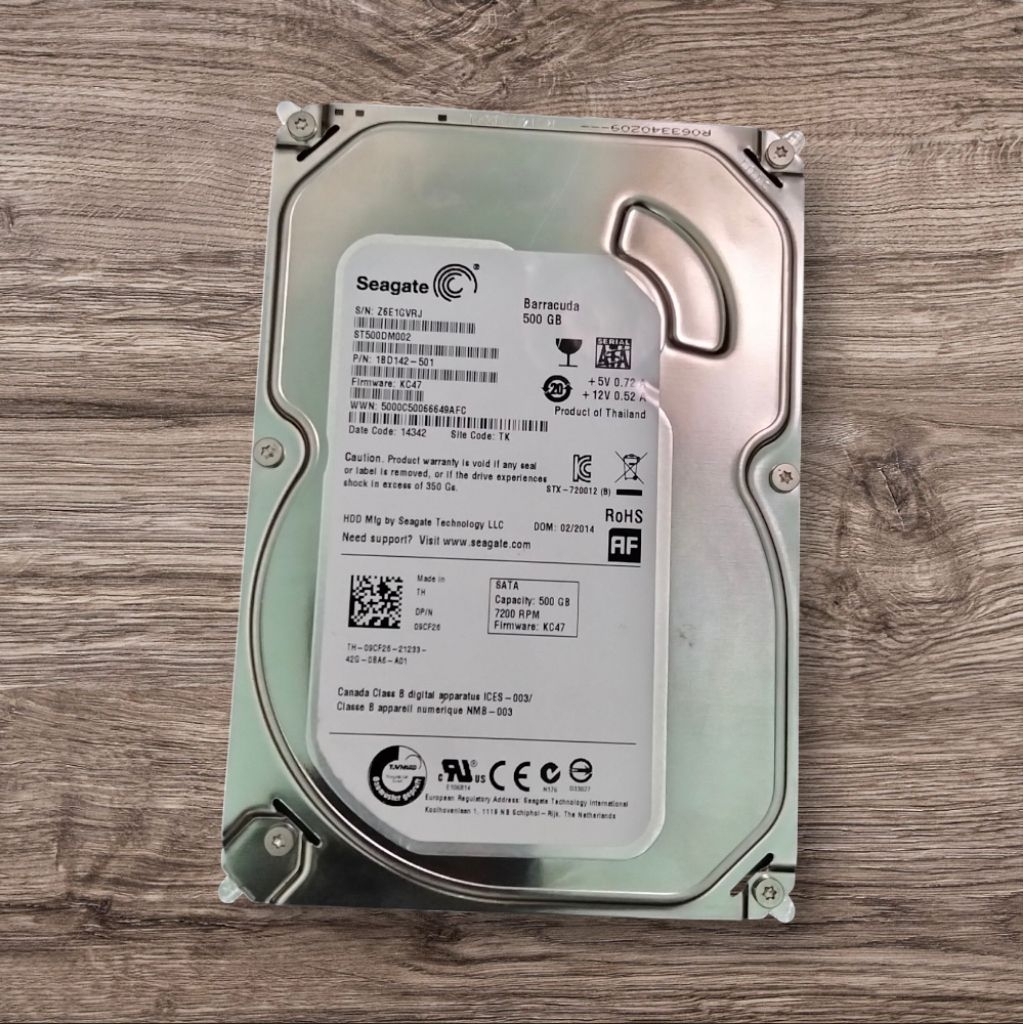 hardisk PC 500 gb