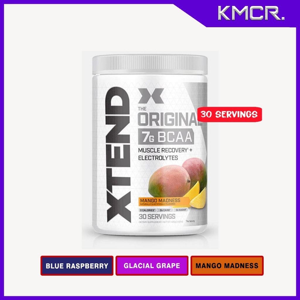 SCIVATION XTEND BCAA 30 SERVINGS SUPLEMEN BCAA FITNESS GYM - KMCR CANGGU