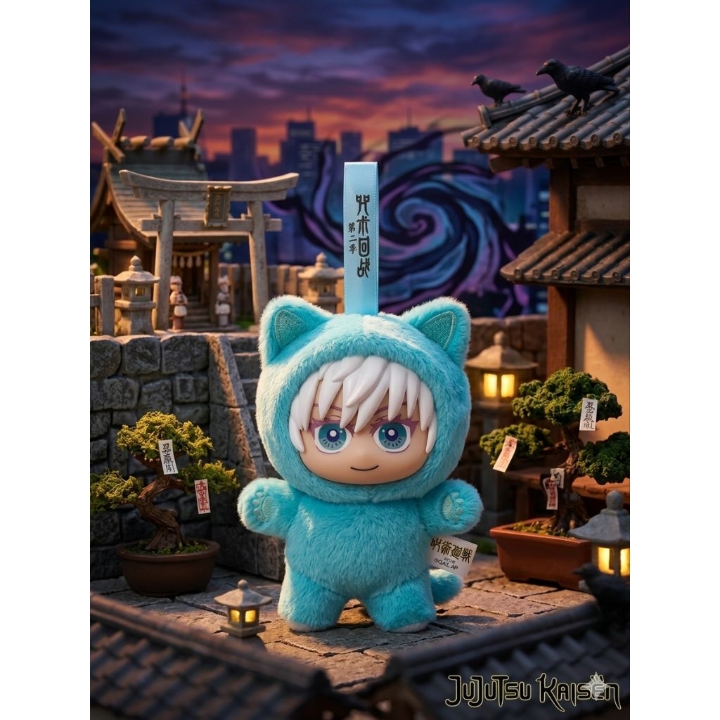 Boneka Gojo Satoru Jujutsu Kaisen Boneka Labubu Gojo