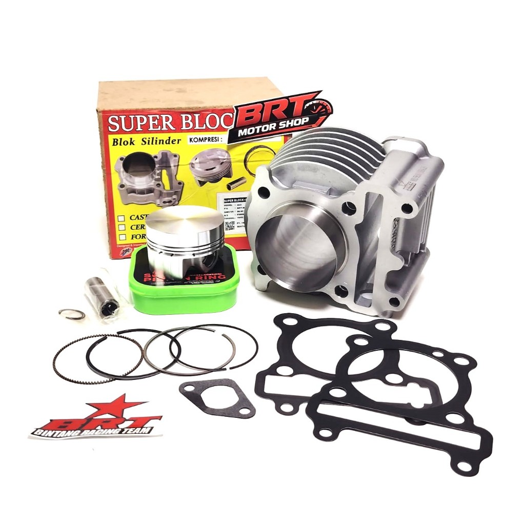 BLOK SET CAST IRON BRT MIO SPORTY MIO SMILE MIO NEW MIO SOUL MIO OLD KARBU 58MM BLOK SET PAKING BRT