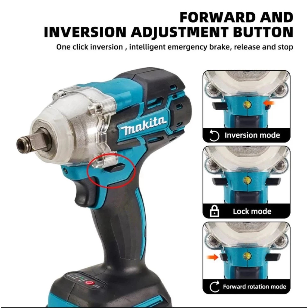 [Best Sales] Makita Impact Wrench Cordless Obeng Impact Bor Impact Torsi Tinggi