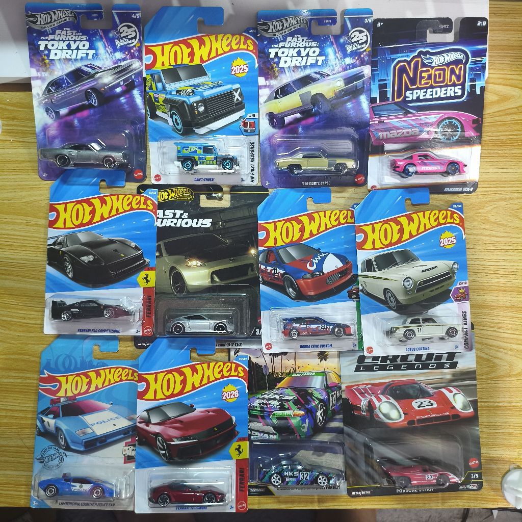 Hot Wheels HotWheels BUNDLING TAKE ALL BORONGAN 12ITEM