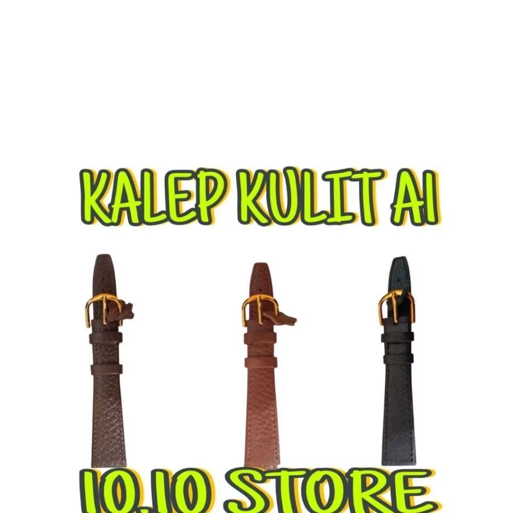 STRAP TALI JAM TANGAN KULIT ASLI A1 12mm 14mm 16mm 18mm 20mm / strap jam tangan kulit seiko alba / t