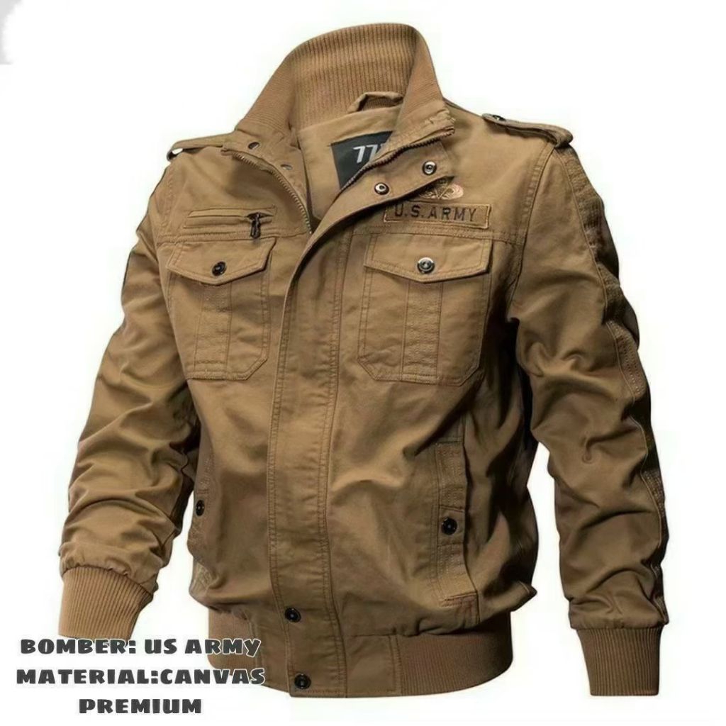 JAKET BOMBER US ARMY JAKET PRIA JAKET BANDUNG JAKET COOL JAKET DISTRO JAKET BOMBER